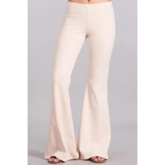 Nude Boho Mineral Wash Flared Pants - Picture 2 of 6